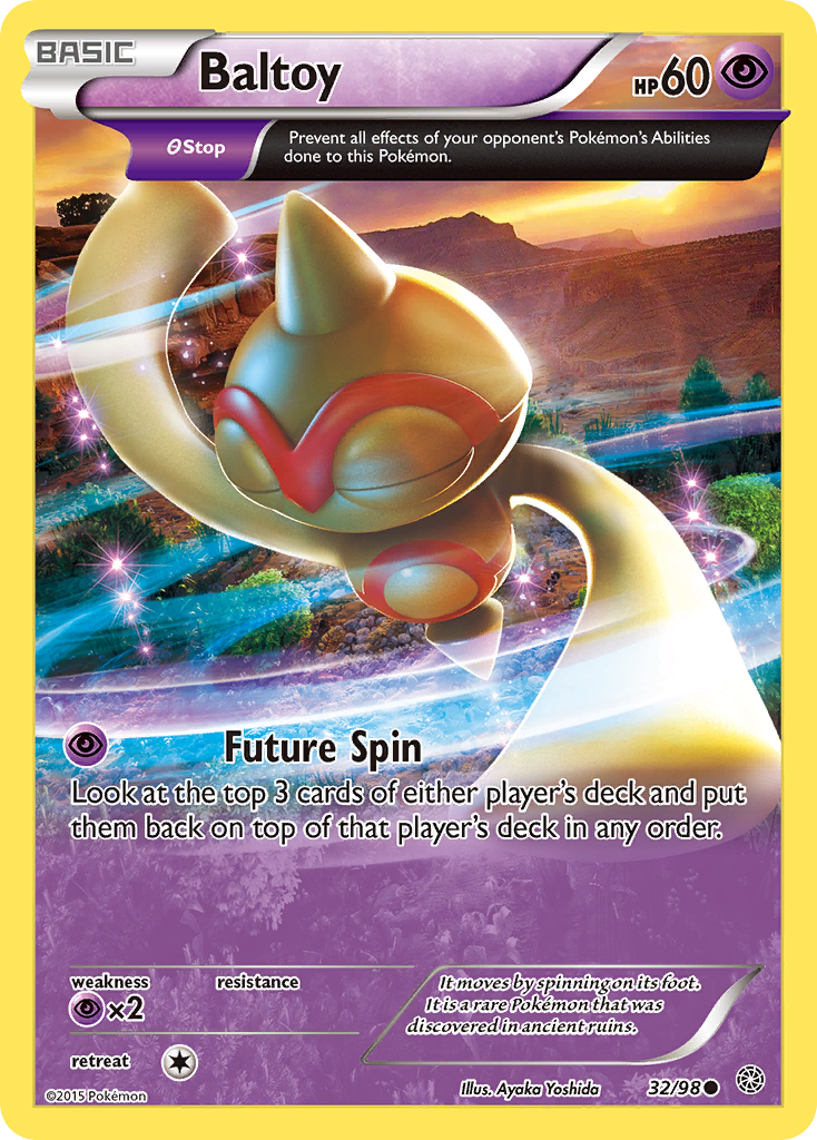 Baltoy (32/98) [XY: Ancient Origins] | Gam3 Escape