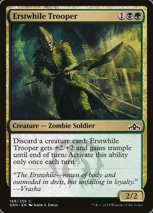 Erstwhile Trooper [Guilds of Ravnica] | Gam3 Escape