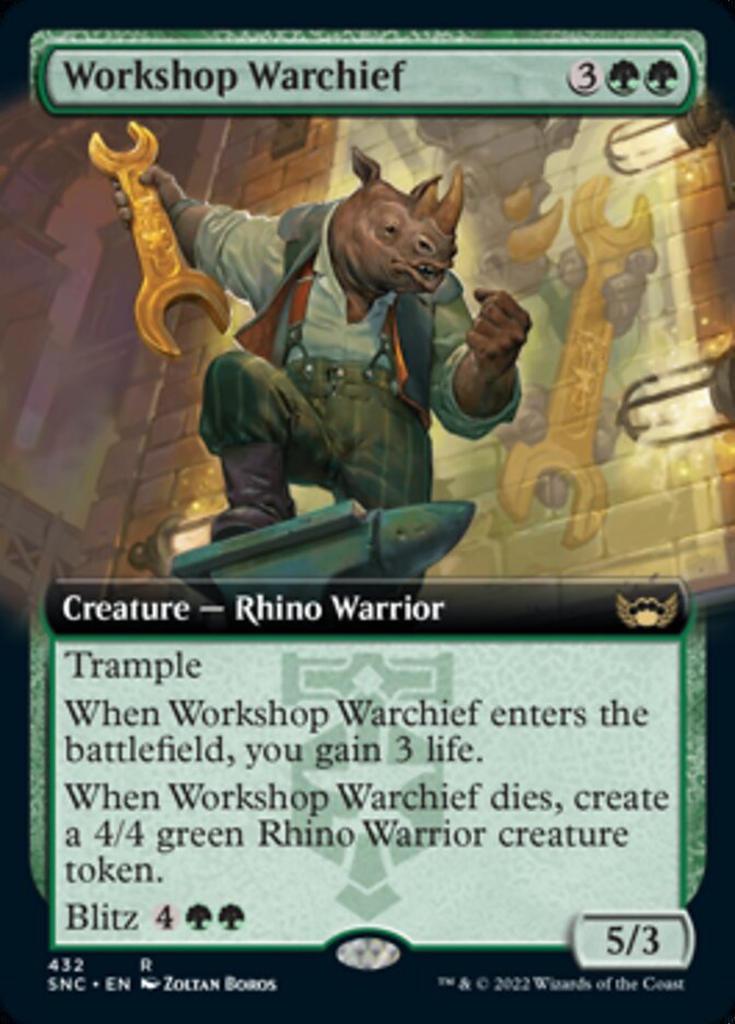 Workshop Warchief (Extended Art) [Streets of New Capenna] | Gam3 Escape