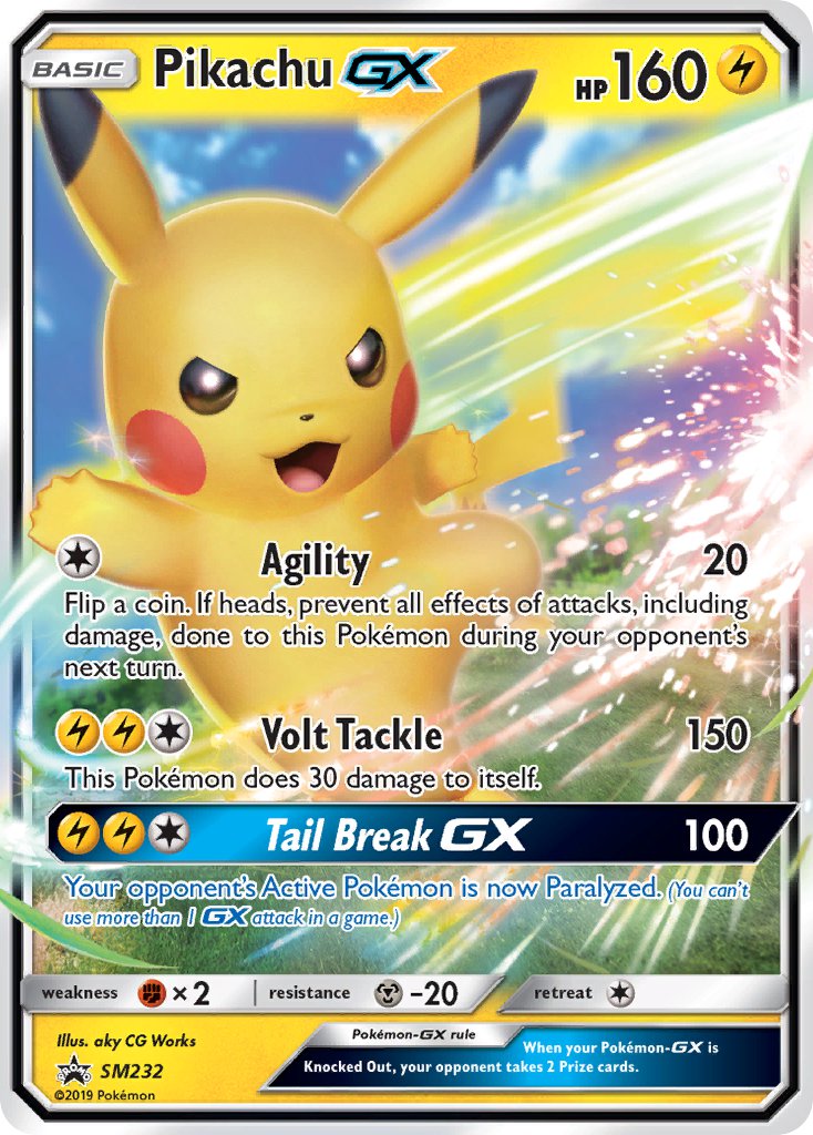 Pikachu GX (SM232) [Sun & Moon: Black Star Promos] | Gam3 Escape