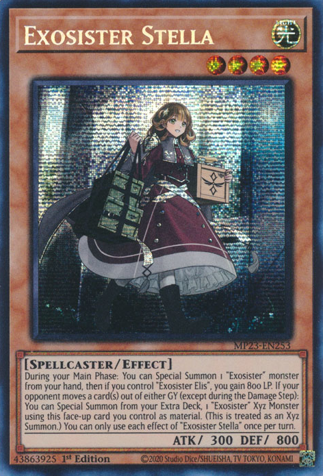 Exosister Stella [MP23-EN253] Prismatic Secret Rare | Gam3 Escape