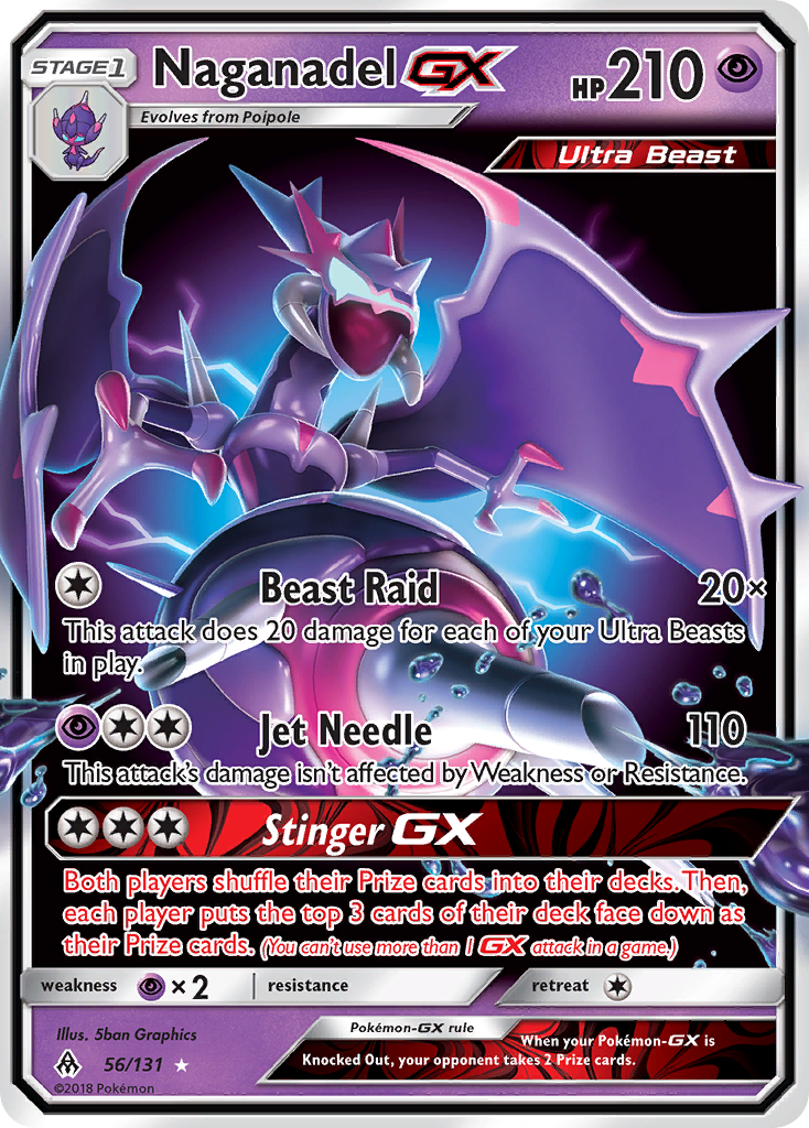 Naganadel GX (56/131) [Sun & Moon: Forbidden Light] | Gam3 Escape