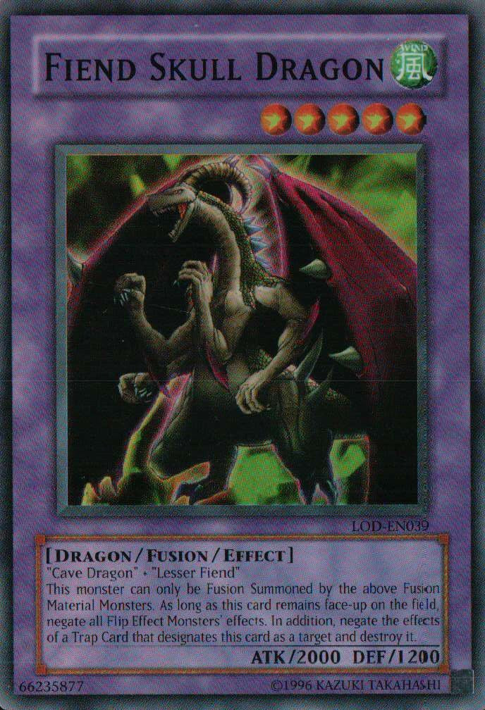 Fiend Skull Dragon [LOD-EN039] Super Rare | Gam3 Escape