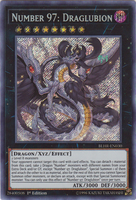 Number 97: Draglubion [BLHR-EN030] Secret Rare | Gam3 Escape