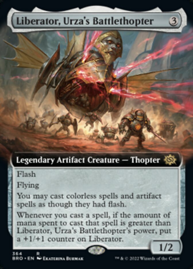Liberator, Urza's Battlethopter (Extended Art) [The Brothers' War] | Gam3 Escape