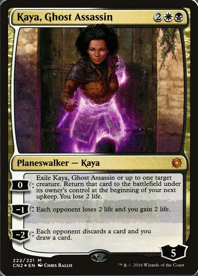 Kaya, Ghost Assassin (222/221) [Conspiracy: Take the Crown] | Gam3 Escape