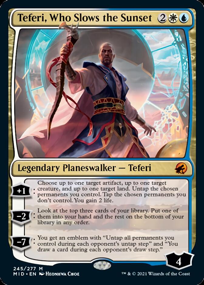 Teferi, Who Slows the Sunset [Innistrad: Midnight Hunt] | Gam3 Escape