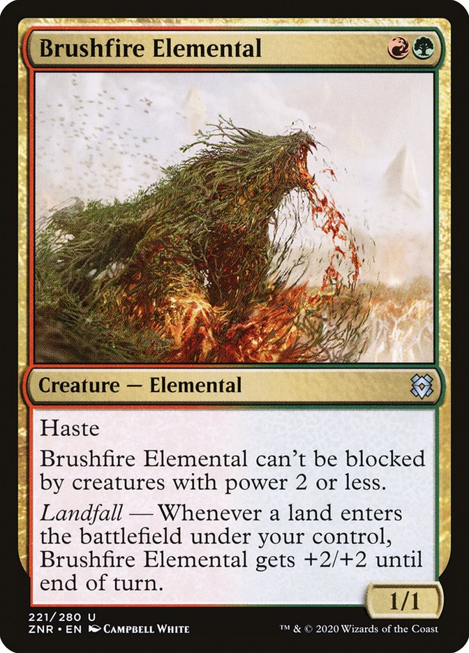 Brushfire Elemental [Zendikar Rising] | Gam3 Escape