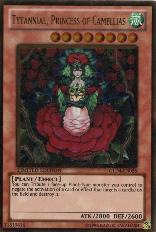 Tytannial, Princess of Camellias [GLD4-EN026] Gold Rare | Gam3 Escape