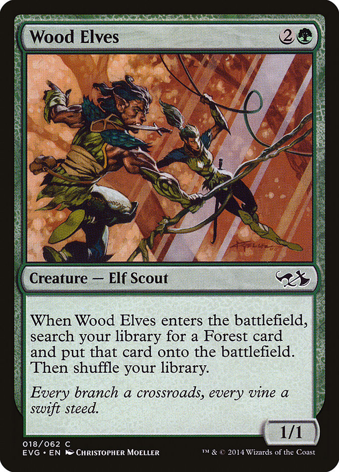 Wood Elves (Elves vs. Goblins) [Duel Decks Anthology] | Gam3 Escape
