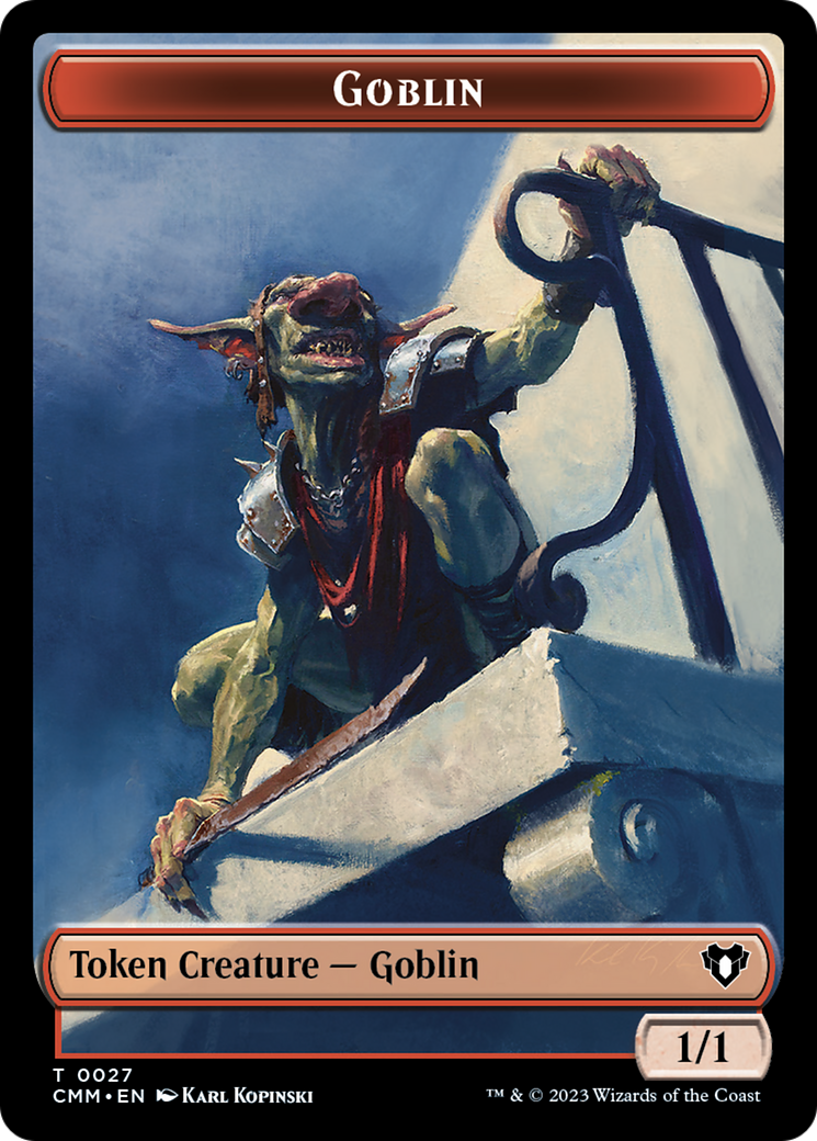 Goblin Token [Commander Masters Tokens] | Gam3 Escape