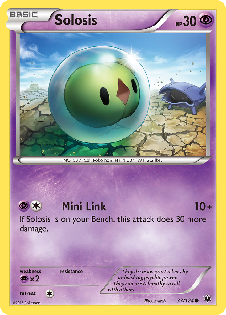 Solosis (33/124) [XY: Fates Collide] | Gam3 Escape