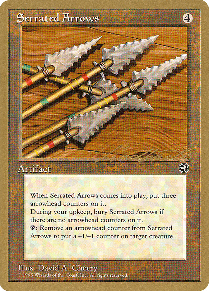 Serrated Arrows (Leon Lindback) [Pro Tour Collector Set] | Gam3 Escape