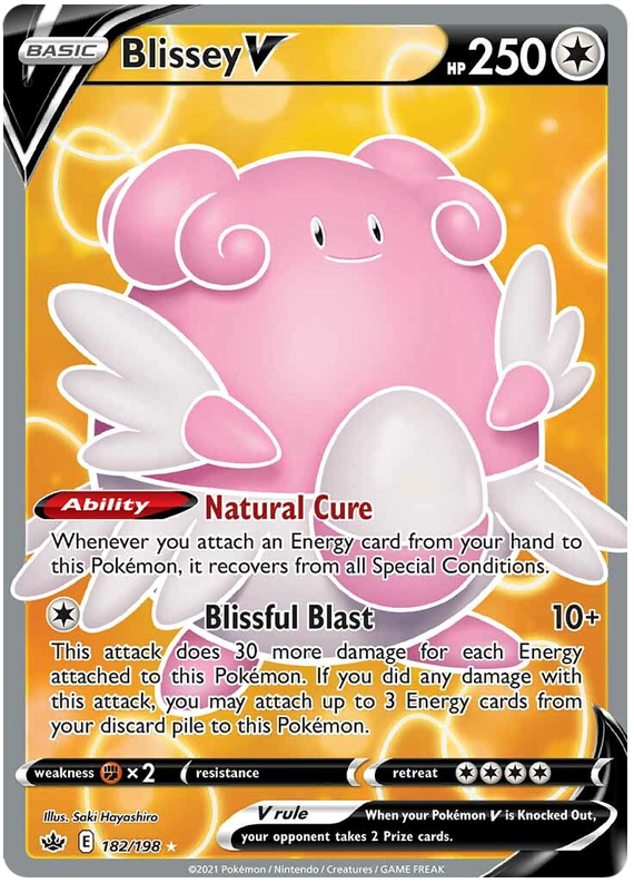 Blissey V (182/198) [Sword & Shield: Chilling Reign] | Gam3 Escape