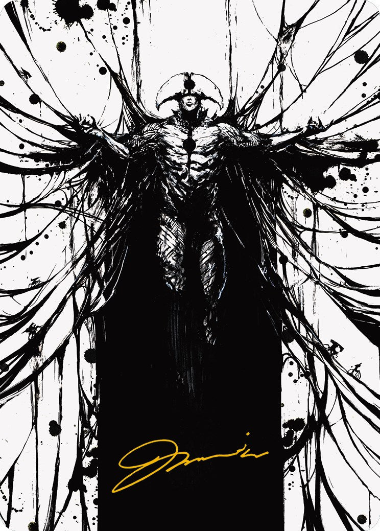 Sinew Dancer Art Card (Gold-Stamped Signature) [Phyrexia: All Will Be One Art Series] | Gam3 Escape