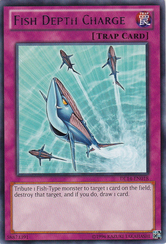 Fish Depth Charge (Blue) [DL14-EN018] Rare | Gam3 Escape