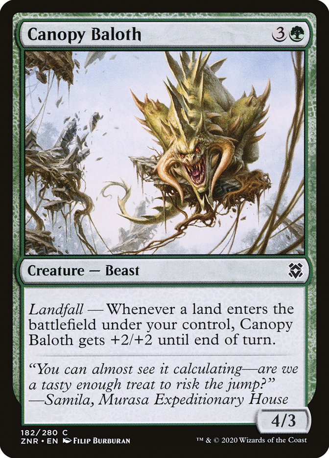 Canopy Baloth [Zendikar Rising] | Gam3 Escape