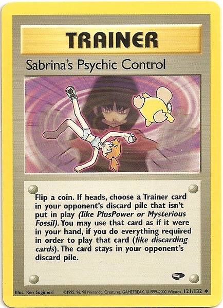 Sabrina's Psychic Control (121/132) [Gym Challenge Unlimited] | Gam3 Escape