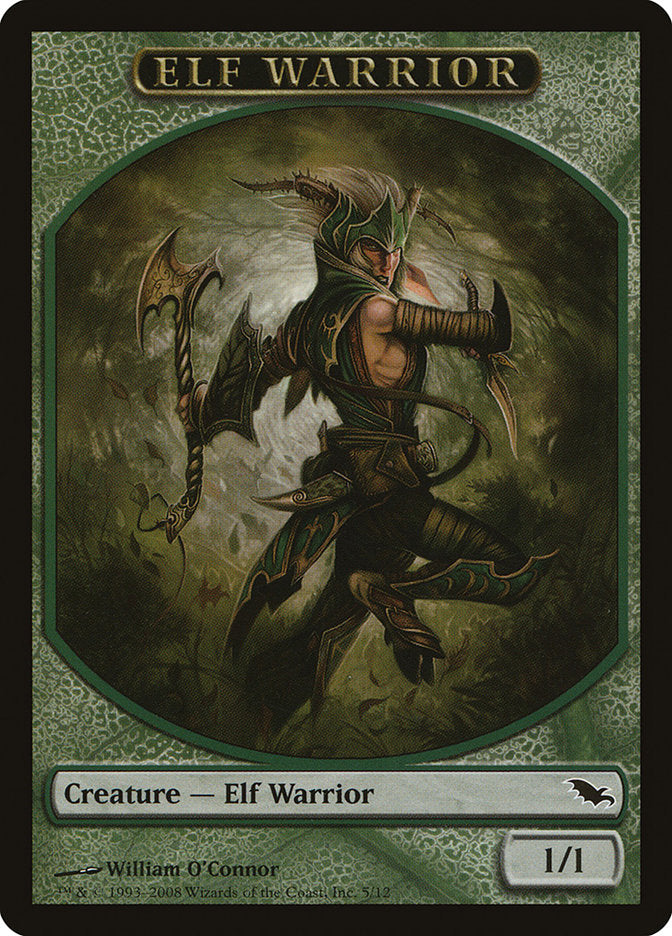 Elf Warrior (5/12) [Shadowmoor Tokens] | Gam3 Escape