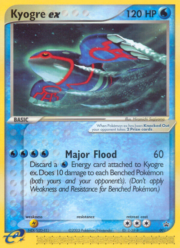 Kyogre ex (001) [Nintendo: Black Star Promos] | Gam3 Escape