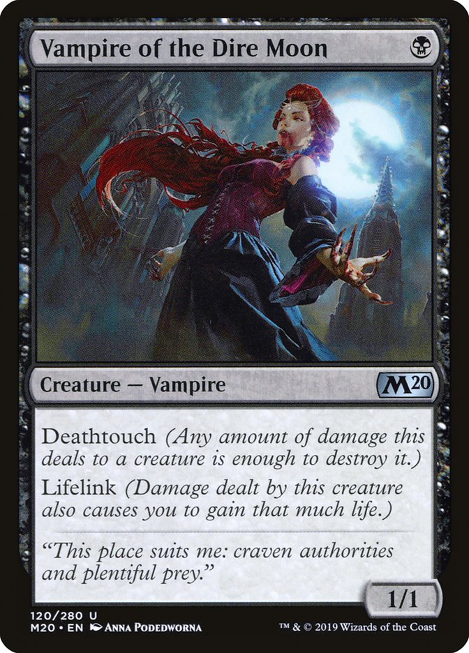 Vampire of the Dire Moon [Core Set 2020] | Gam3 Escape