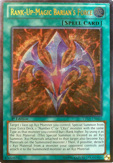 Rank-Up-Magic Barian's Force (UTR) [LTGY-EN060] Ultimate Rare | Gam3 Escape