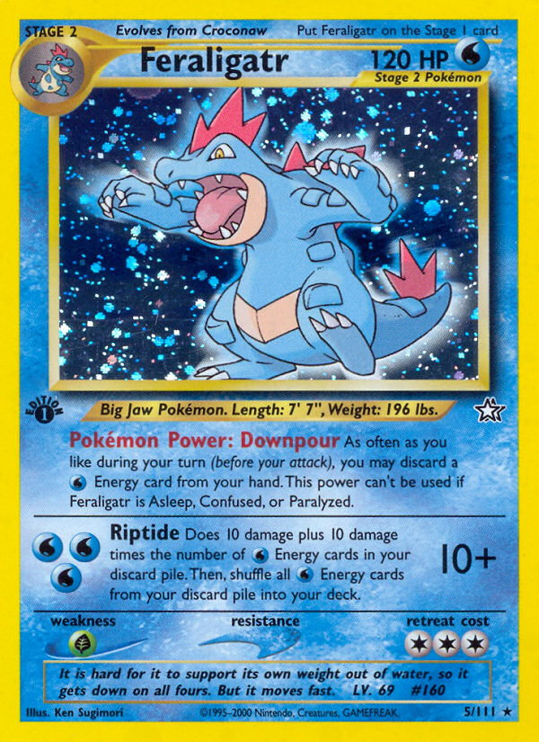 Feraligatr (5/111) [Neo Genesis 1st Edition] | Gam3 Escape