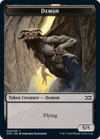 Demon // Marit Lage Double-sided Token [Double Masters Tokens] | Gam3 Escape