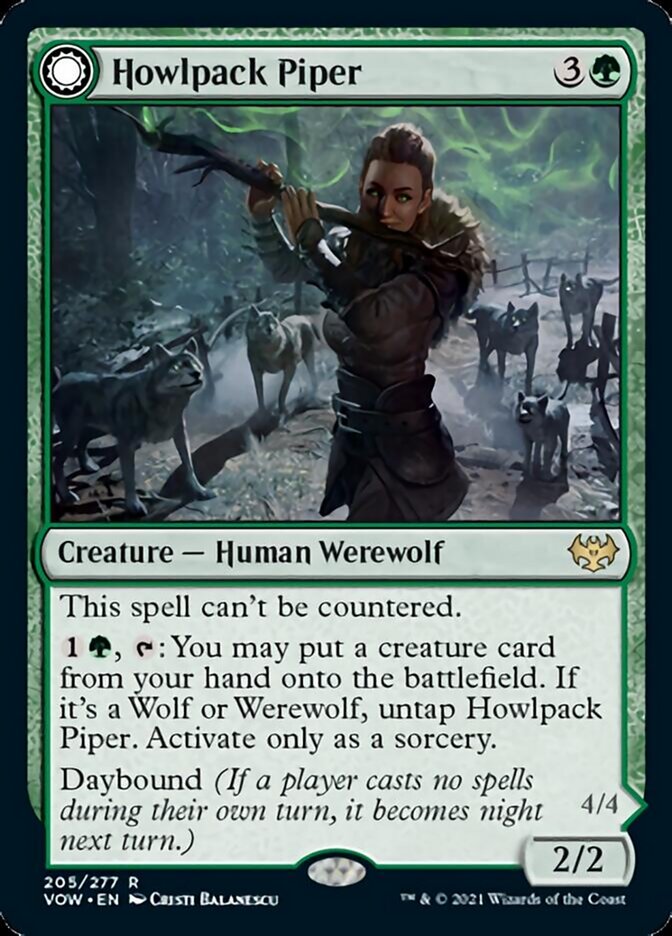 Howlpack Piper // Wildsong Howler [Innistrad: Crimson Vow] | Gam3 Escape
