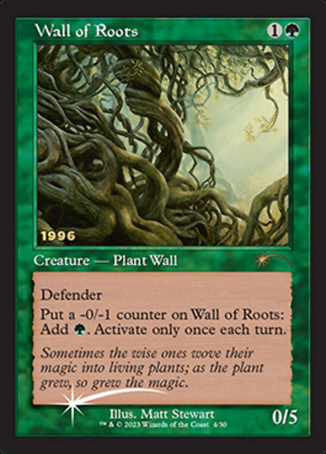 Wall of Roots [30th Anniversary Promos] | Gam3 Escape