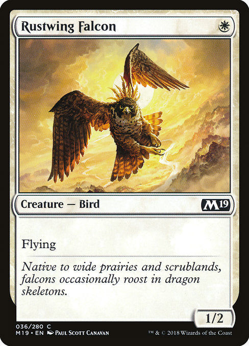 Rustwing Falcon [Core Set 2019] | Gam3 Escape