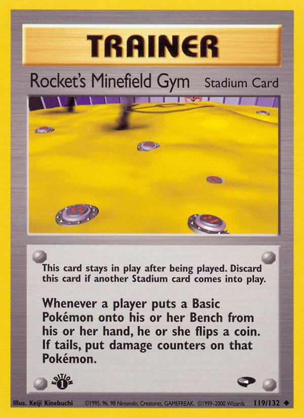 Rocket's Minefield Gym (119/132) [Gym Challenge 1st Edition] | Gam3 Escape