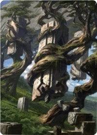 Forest 2 Art Card [Zendikar Rising Art Series] | Gam3 Escape