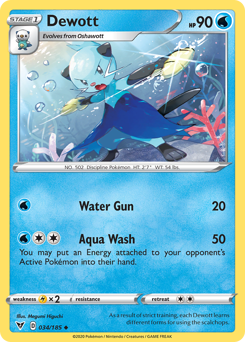 Dewott (034/185) [Sword & Shield: Vivid Voltage] | Gam3 Escape