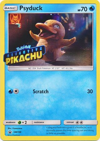 Psyduck Detective (SM199) (Pikachu Stamped) [Sun & Moon: Black Star Promos] | Gam3 Escape