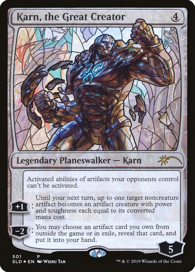 Karn, the Great Creator (Stained Glass) [Secret Lair Drop Promos] | Gam3 Escape
