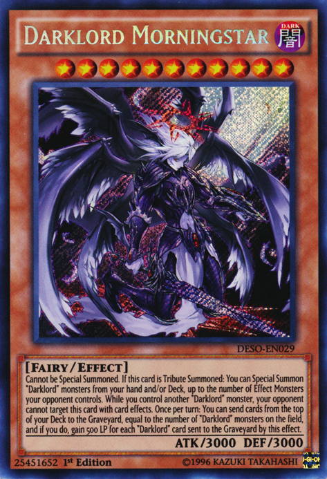 Darklord Morningstar [DESO-EN029] Secret Rare | Gam3 Escape