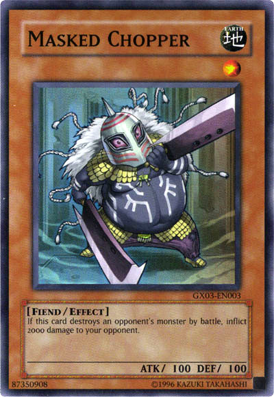 Masked Chopper [GX03-EN003] Super Rare | Gam3 Escape