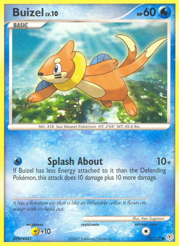 Buizel (72/130) [Diamond & Pearl: Base Set] | Gam3 Escape