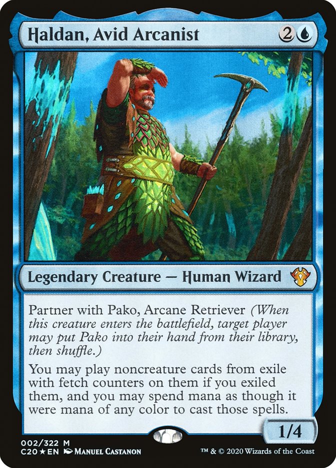 Haldan, Avid Arcanist [Commander 2020] | Gam3 Escape