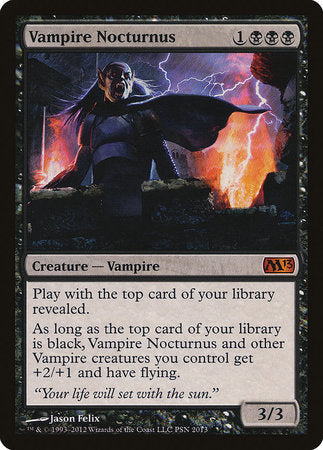 Vampire Nocturnus [Duels of the Planeswalkers Promos 2012] | Gam3 Escape