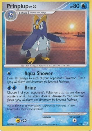 Prinplup (6/12) [Diamond & Pearl: Trainer Kit - Manaphy] | Gam3 Escape