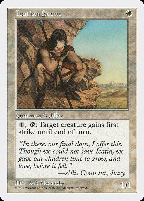Icatian Scout [Fifth Edition] | Gam3 Escape