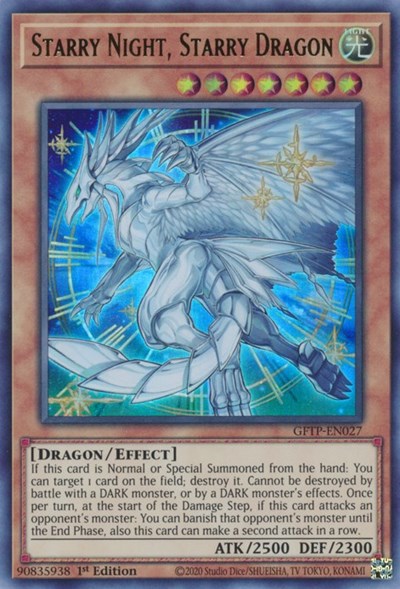 Starry Night, Starry Dragon [GFTP-EN027] Ultra rare | Gam3 Escape