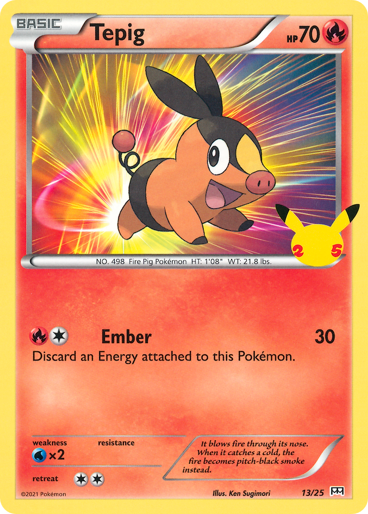 Tepig (13/25) [McDonald's 25th Anniversary] | Gam3 Escape