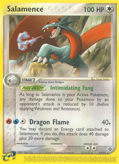 Salamence (19/97) [EX: Dragon] | Gam3 Escape