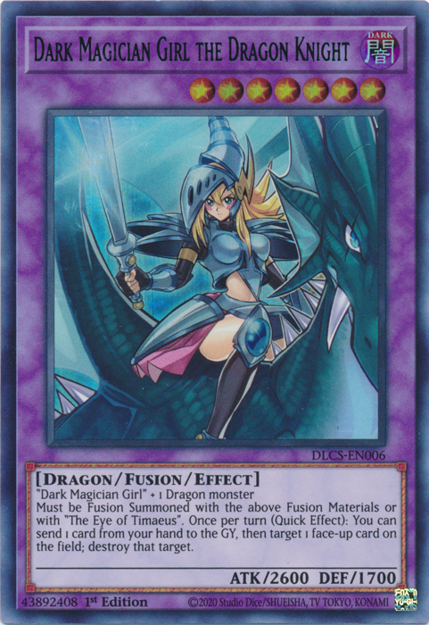 Dark Magician Girl the Dragon Knight (Blue) [DLCS-EN006] Ultra Rare | Gam3 Escape