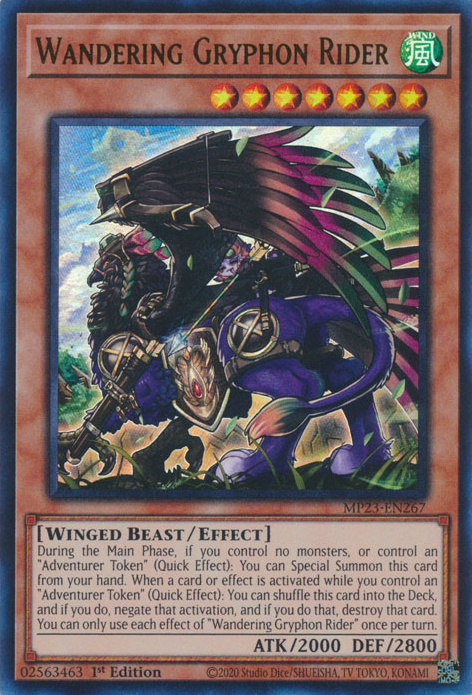 Wandering Gryphon Rider [MP23-EN267] Ultra Rare | Gam3 Escape