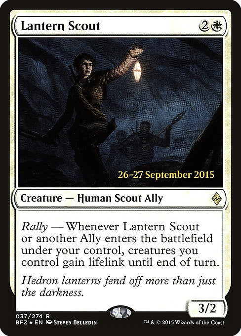 Lantern Scout [Battle for Zendikar Promos] | Gam3 Escape