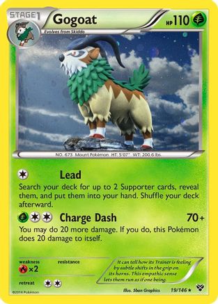 Gogoat (19/146) (Cosmos Holo) [XY: Base Set] | Gam3 Escape